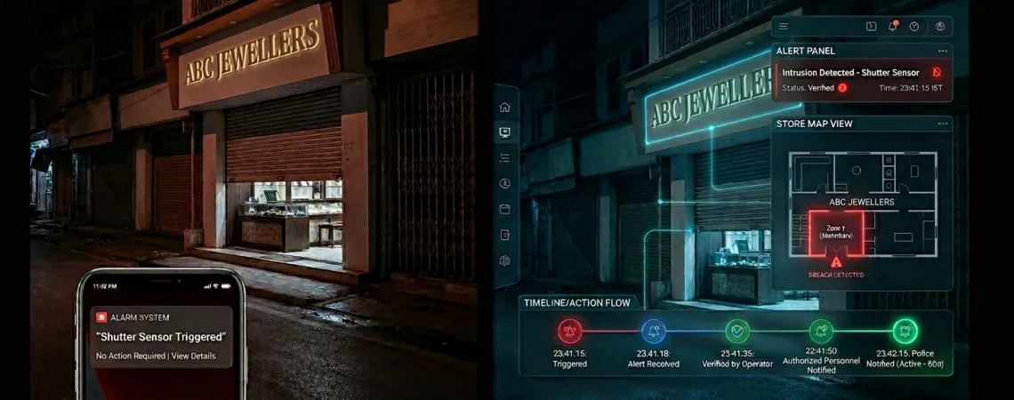 Why High-Value Retail Stores in India Are Switching to Professional Security Monitoring